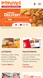 Mobile Screenshot of popeyes.com