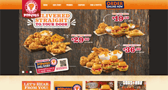 Desktop Screenshot of popeyes.com.sg